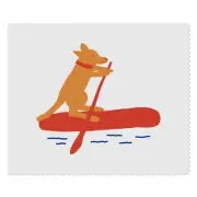 2 x 'Dog paddle boarding ' Lens Cleaning Cloths (LC00021146)