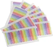 VINTORKY 10pcs Double-sided Wig Tape Professional Hair Extension Adhesive Strips Natural Seam Water Sweat-proof Hair Extension Accessories