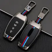 Car Key Fob Case Cover Key Chain Ring 4 Button For New Lincoln Smart Accessories