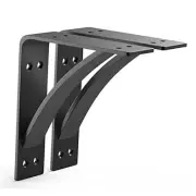 Heavy Duty Shelf Brackets, 2 Pack Fireplace Mantel Brackets, Hand Welded Large