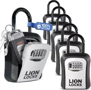 Lock Box for Keys - Combination Waterproof Key Safe (6 Pack)