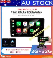 ✅ For 2009 -19 Ford Transit Carplay 2+32GB Android 14 Stereo Radio GPS Head Unit