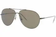 Dior Homme Dior0195s G7A/3U Sunglasses Men's Matte Khaki/Brown Mirror Lens 62mm
