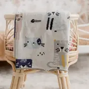 Di Lusso Baby Blanket Kitty Cat