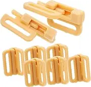 Healeved 100 Sets Women Bra Front Clasps Breastfeeding Bra Hooks Nipple Covers for Running Buckles for Women