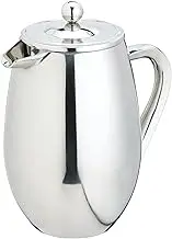 La Cafetiere Stainless Steel Double Walled Cafetiere | 8 Cup 1.0L | French Press | Durable Design
