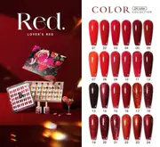 Billionaire - UV LED Lover's Red Gel Nails Polish (24 Colors Collection) - 15ml