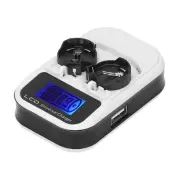 1PCS 3.6V LCD Button Battery Charger US Plug For LIR2016 LIR2025 LIR2032 C