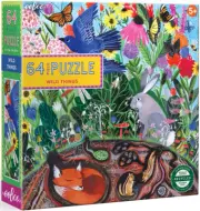 eeBoo Wild Things 64 Piece Jigsaw Puzzle By Diana Sudyka