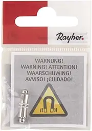 Rayher 2219821 Magnetic Clasp Tapered 11 mm Platinum