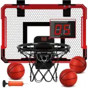 Basketball Hoop Indoor for Kids, Over The Door Basketball Hoop, Mini Basketba...