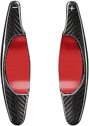 Car Steering Wheel Shift Paddles for Buick Regal Lacrosse Verano 2016-2019 Carbon Fiber Auto Accessories Car Steering Wheel Paddle Shift Suitable HTEOPOEKFR(Black)
