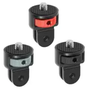 1/4 inch Screw Tripod Adapter Mount For Gopro Hero 10/9 Insta360 Aation Camera D