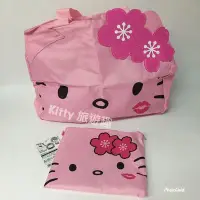 在飛比找Yahoo!奇摩拍賣優惠-[Kitty 旅遊趣] Hello Kitty 行李袋 環保