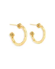 Capucine De Wulf Berry Slice Small Hoop Earrings in 18K Gold Plated