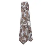 [Etro] Etro Silk Tie ONE SIZE GREY
