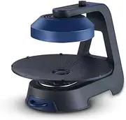 1390W LCD Touch Screen Electric Grill, Electric Oven, 360°Rotating Nonstick Coated Removable Baking Pan, 80°C~280°C Firepower / 1~80 Mins Timer, Dual Exhaust System, for Indoor Home BBQ