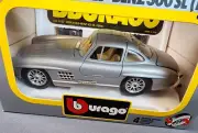 NEW IN BOX DIECAST Car Bburago 1954 MERCEDES-BENZ 300SL Silver 1:24 No. 0122