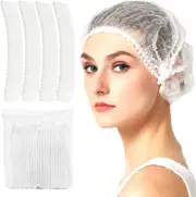 150 Pcs Disposable Hair Net, Elastic Non-Woven Disposable Bouffant Caps Head ...