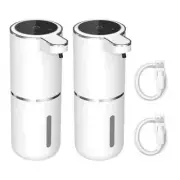 Xiaomi 380ml Automatic Soap Dispenser Foam USB Charging Touchless Smart 2 pcs