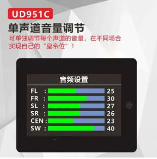 解碼器 DTS杜比全景聲5.1音頻解碼器DSD無損U盤播放HDMI藍牙5.8G無線環繞