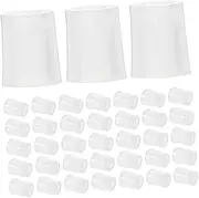 Alipis 50pcs Transparent Perfume Dispenser Pump Refillable Atomizers and Spray Bottle Adapters for Easy Perfume Transfer Practical and Lightweight Travel Tools