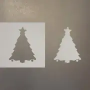 Christmas Tree 5 Plastic Mylar Stencil Airbrush Painting Art Supplies