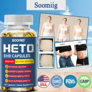 KETO BHB CAPSULES Ketosis Fat Burner Helps Reduce Appetite Promotes Weight Loss
