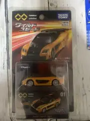 Tomica Premium Unlimited Mazda RX-7 Fast and Furious Takara Tomy Limited Yellow