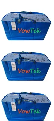 3 LARGE NEW IKEA FRAKTA BAG for SHOPPING REUSABLE LAUNDRY GROCERY STORAGE TOTE