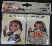 100 Ultra Pro MAGIC CHIBI GIDEON Standard Size Deck Protector Sleeves Pack MTG
