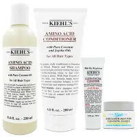 在飛比找Yahoo奇摩購物中心優惠-KIEHLS契爾氏 氨基酸洗髮精250ml+氨基酸潤髮乳20