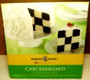 Nordic Ware~Checkerboard Can Pan Set Vintage NEW!!