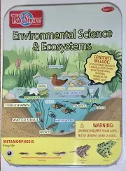 Environmental Science & Ecosystems 20 Education Magnets/2 Sided Sheets, Tin Case