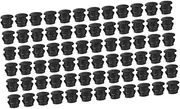 [OSALADI] 400 Pcs Keyhole Plug Round Furniture Cover Cabinet Hole Plugs Screw Button Top Caps Screw Hole Plugs Plastic Hole Plugs Locking Plug Plug Cover Abs Hinge Plug
