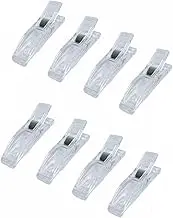 8 Clips for Pleated Paper Blinds Shades, Clear Plastic Blinds Clips for Window Temporary Window Blinds Shades Clips that hold Curtains