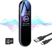 XIULIUU Digital Voice Recorder, Mini Audio Recorder with 32GB Memory Card & P...