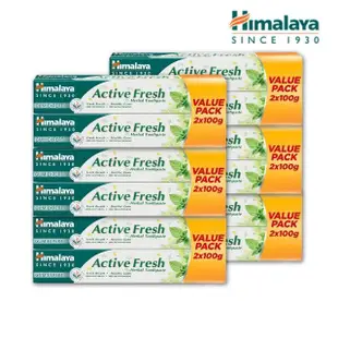 【Himalaya 喜馬拉雅】清新舒活草本牙膏200g*6入(消除異味/健康好口氣)