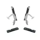 GENUINE ILVE 800MM & 900MM OVEN DOOR HINGES KIT x2 WITH SUPPORTS 09500192