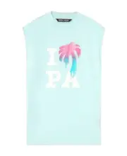 I Love PA print vest L,XXL,M Blue