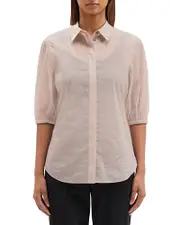 Theory Puffed Sleeve Blouse