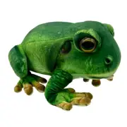 Francis Frog Plush Soft Toy 24cm Stuffed Animal by Huggable Toys