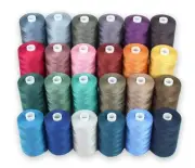 Sewing Thread - 24 Spools of Polyester Thread for Sewing Machine for Beginner...