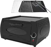 Mini Electric Tandoor Oven for Takeaway, Tandoor Oven with Accessories and Temperature Control. It's Ideal for Making Various breads and Pizzas in a Takeaway Kitchen Round Door