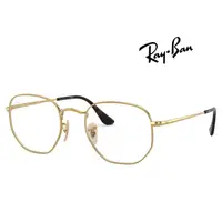 在飛比找PChome24h購物優惠-Ray Ban 雷朋 多邊設計光學眼鏡 舒適可調鼻墊 RB6