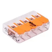 50 x Wago 5-Way Compact Lever Connector 221-415