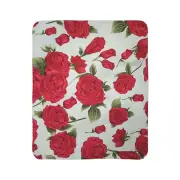 Fleece Flowered Sherpa Blanket