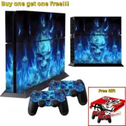 Vinyl Decal Protective Skin Cover Sticker for Sony PS4 Console & 2 Controllers