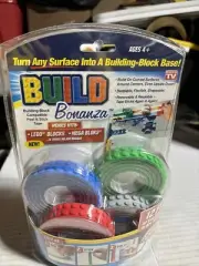 As Seen On TV BUILD BONANZA Building Block Peel & Stick Tape LEG O MEGA