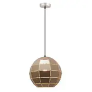 CLA Armis Iron Tiled Pendant Light Wine Glass